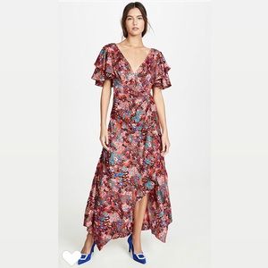 Tanya Taylor Clementine Dress - Leopard Red